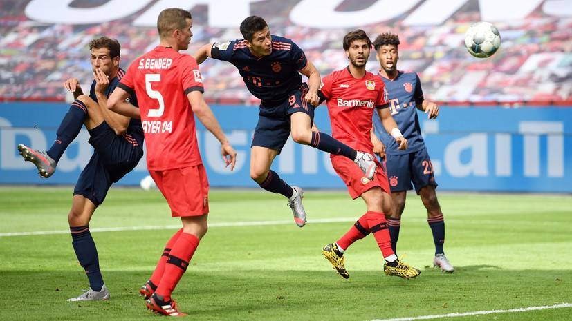 «Бавария» одержала девятую победу подряд в Бундеслиге, обыграв «Байер»