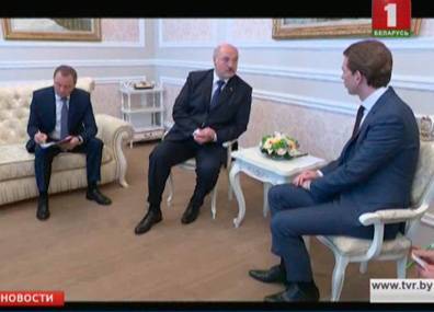 Александр Лукашенко сегодня встретился с министром иностранных дел Австрии