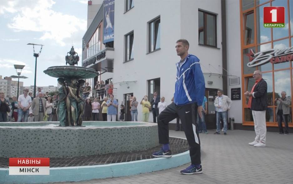 Новый фонтан появился на площадке рядом со спортивным центром Макса Мирного