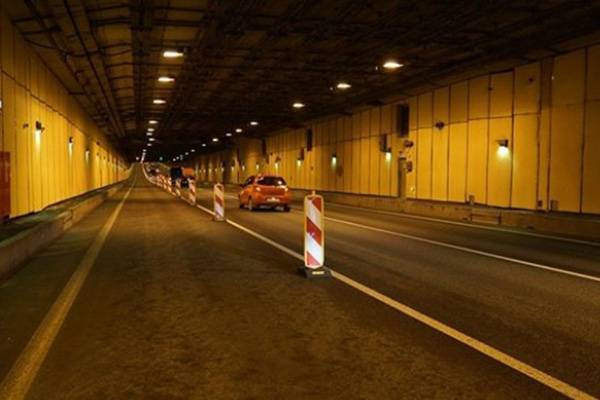 В Петербурге технические работы ограничат движение в тоннеле дамбы