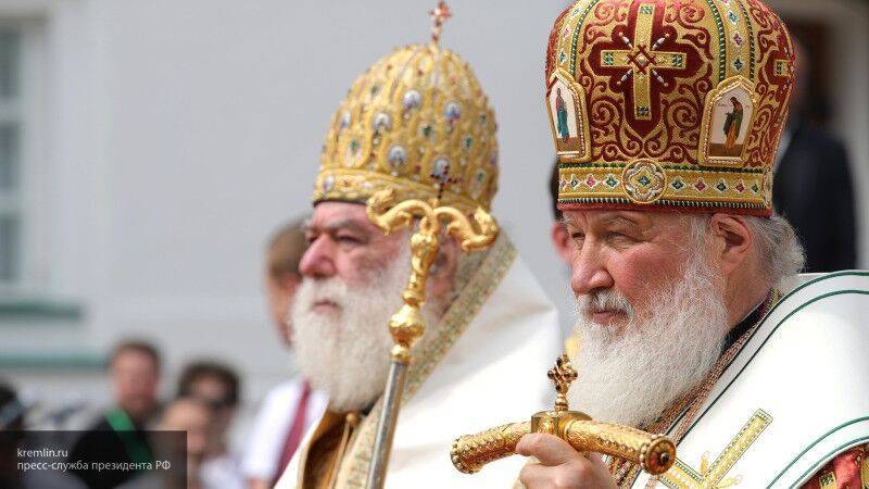 Патриарх Кирилл выступил с проповедью в честь праздника Святой Троицы