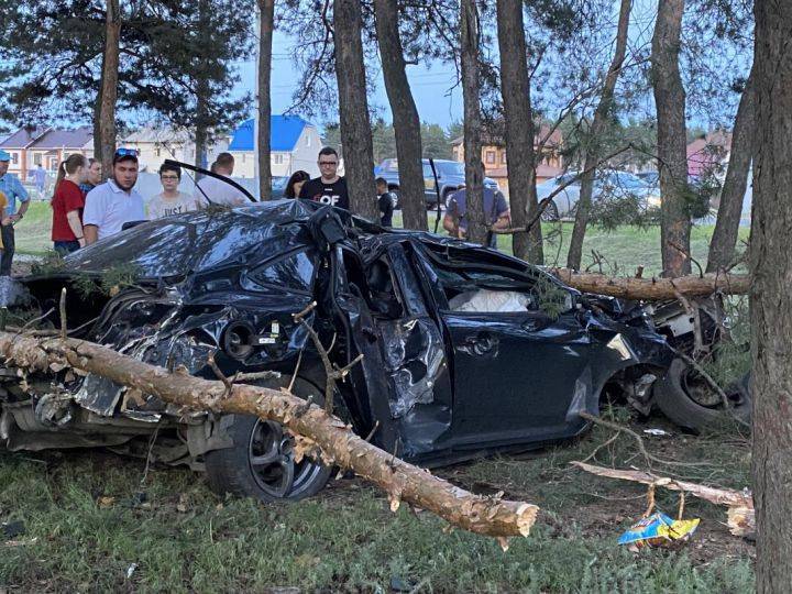 В Воронеже «Форд» снёс столб и влетел в деревья: водитель погиб