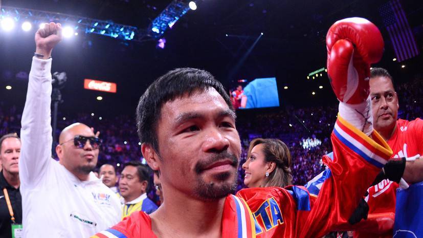 Арум заявил, что боксёр Пакьяо будет баллотироваться на пост президента Филиппин