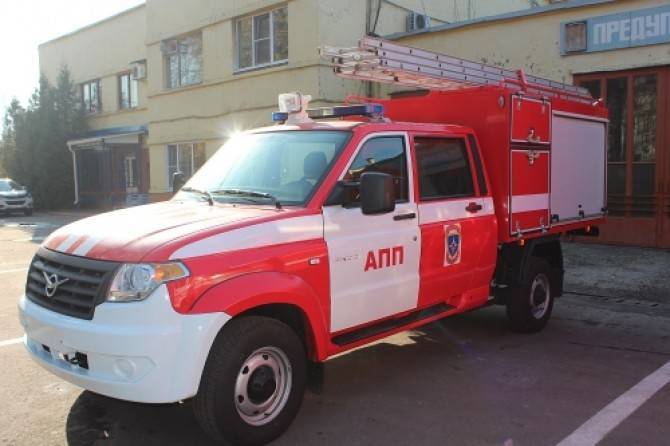 Представлен спецавтомобиль УАЗ «Профи» для противопожарной службы