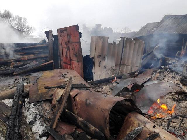Южноуралец сжёг дом своей родственницы, который она отказалась ему отдавать
