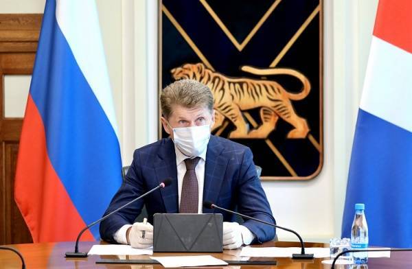 Олег Кожемяко поручил усилить контроль за соблюдением санитарных правил приморцами
