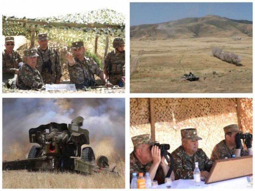 В Нагорном Карабахе оккупанты отработали наступление
