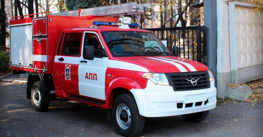 УАЗ Профи превратили в пожарную машину