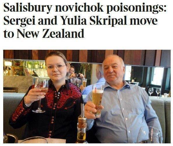 Скрипали переехали в Новую Зеландию. Но это под вопросом