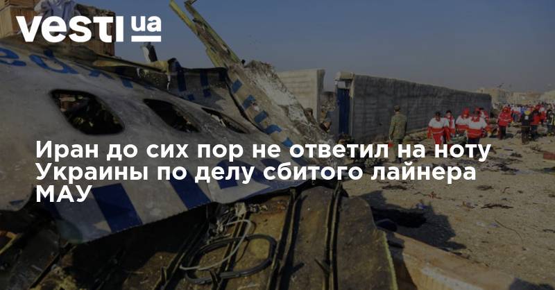 Иран до сих пор не ответил на ноту Украины по делу сбитого лайнера МАУ
