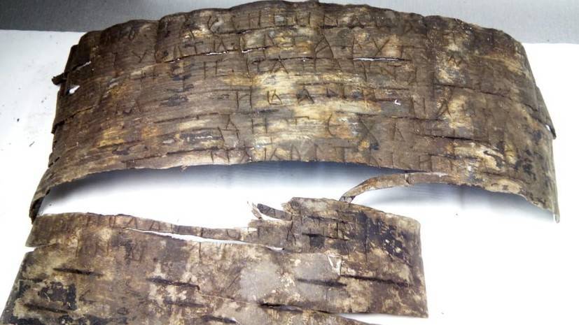 Башня, топор и берестяные грамоты: археологи сделали ряд находок на раскопках в Великом Новгороде