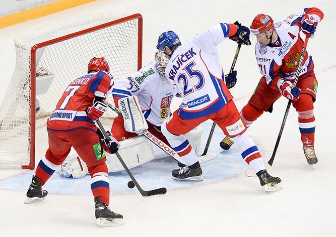 Чехия сыграет с Россией в четвертьфинале ЧМ по хоккею