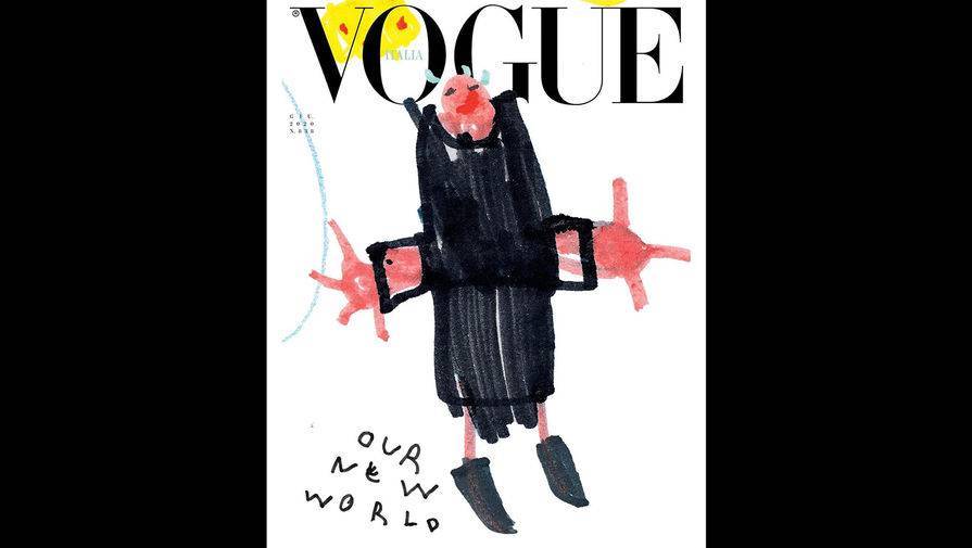 Автором обложки июньского Vogue Italia стал 6-летний ребенок
