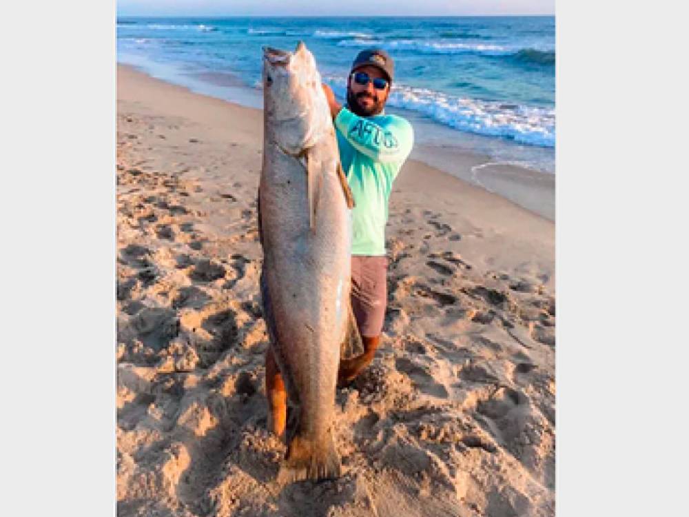 Мексиканский рыбак вытащил из океана самого большого горбыля за 67 лет