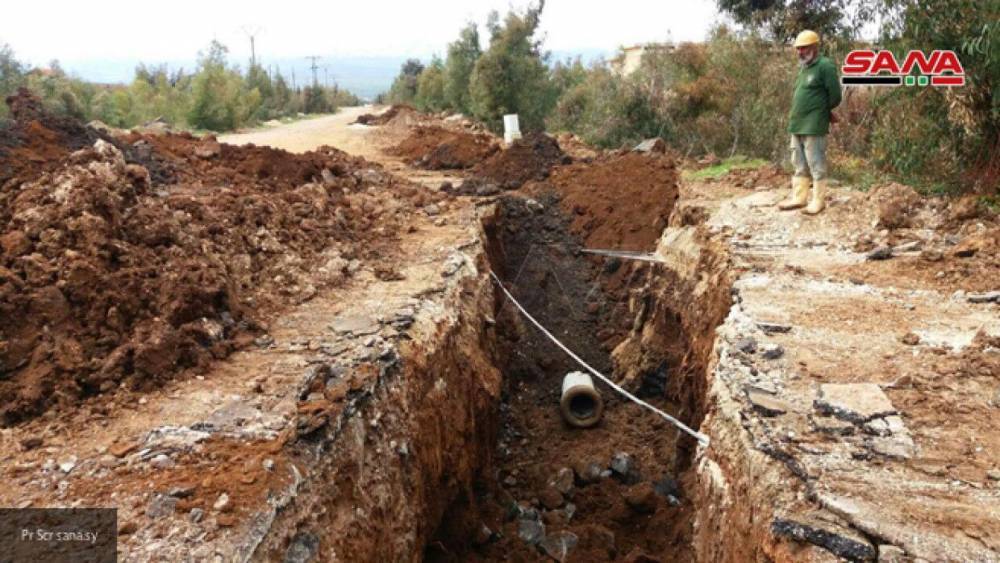 Правительство Асада создало проект по обеспечению питьевой водой провинции Эль-Кунейтра