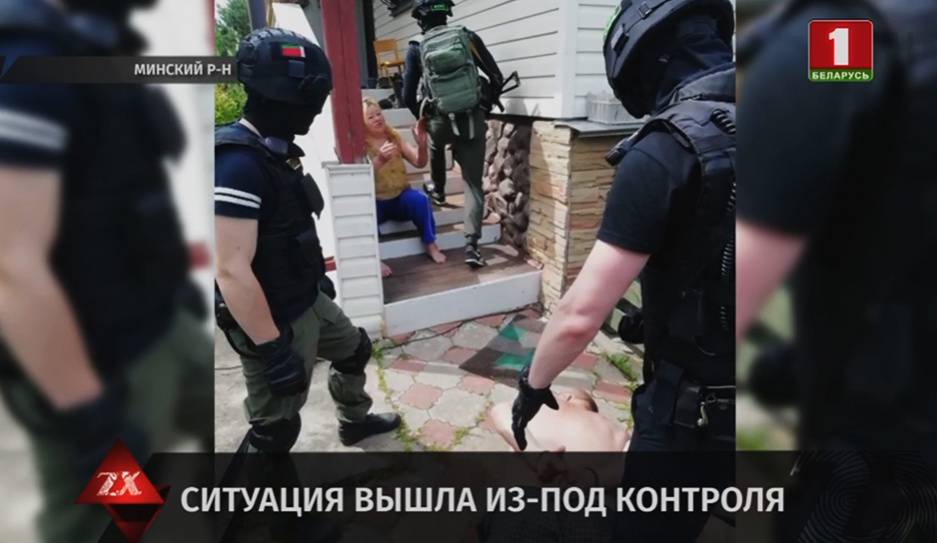 Семейное застолье в Минском районе едва не закончилось стрельбой