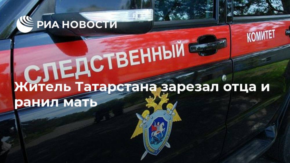 Житель Татарстана зарезал отца и ранил мать