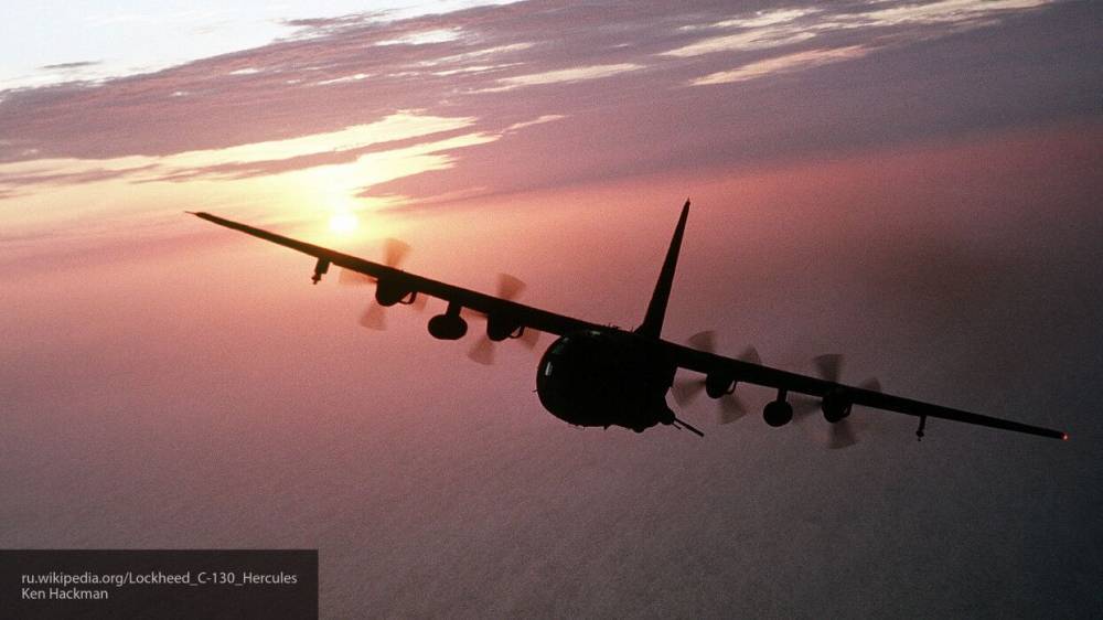 Самолет С-130 ВВС США разбился на авиабазе "Аль-Таджи" в Ираке