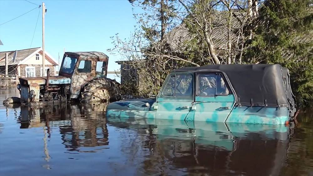 Десятки домов оказались в зоне подтопления в Красноярском крае