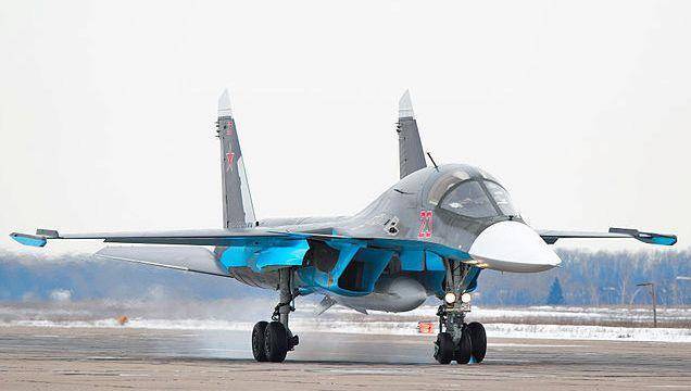 Минобороны России подписало контракт на постройку фронтовых бомбардировщиков Су-34