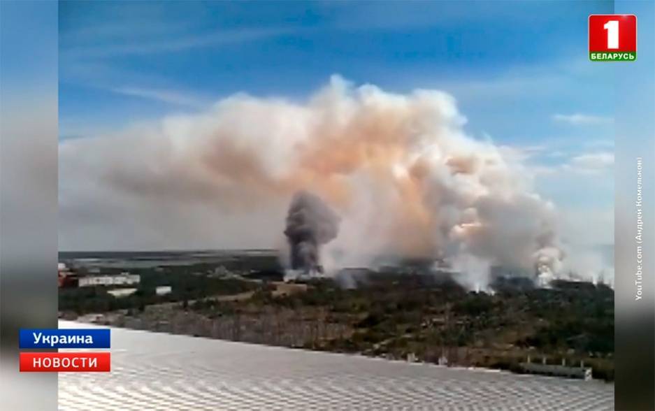 В чернобыльской зоне продолжается пожар на территории около полутора гектаров