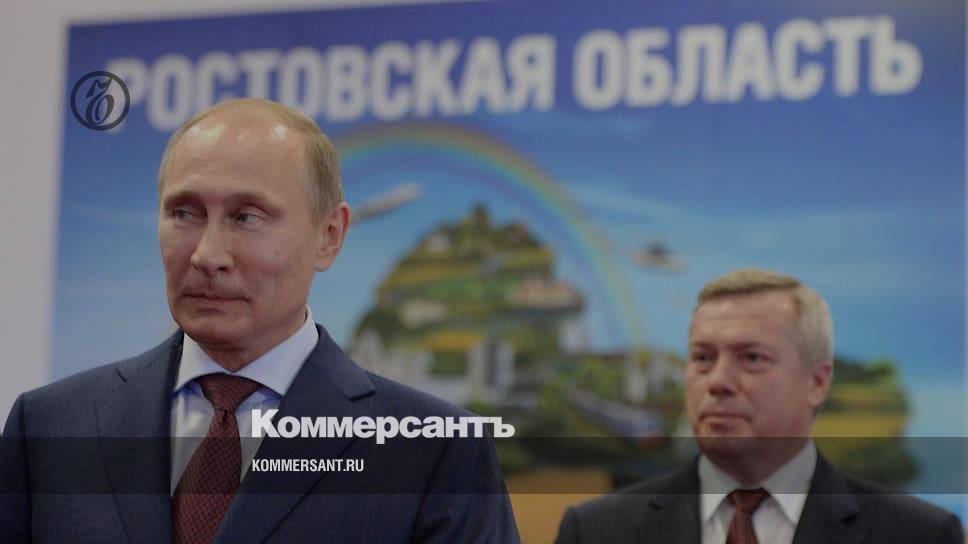 Путин одобрил выдвижение ростовского губернатора Голубева на новый срок
