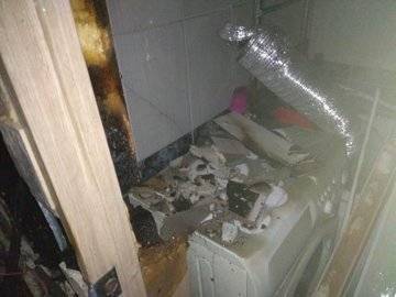 В Башкирии горел многоквартирный дом