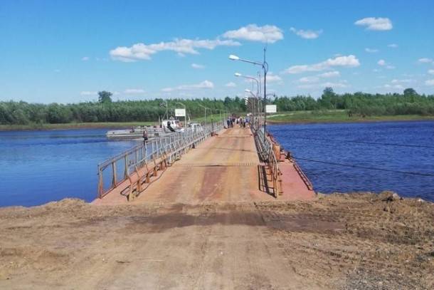 В столице Коми вернули понтонный мост на Заречье