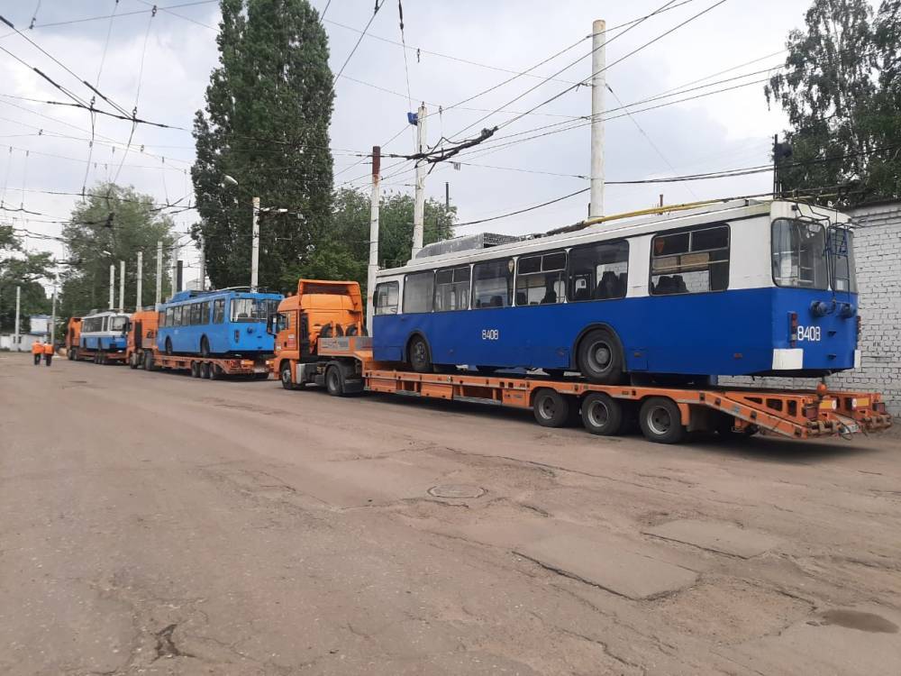 Три московских троллейбуса доставили в Воронеж