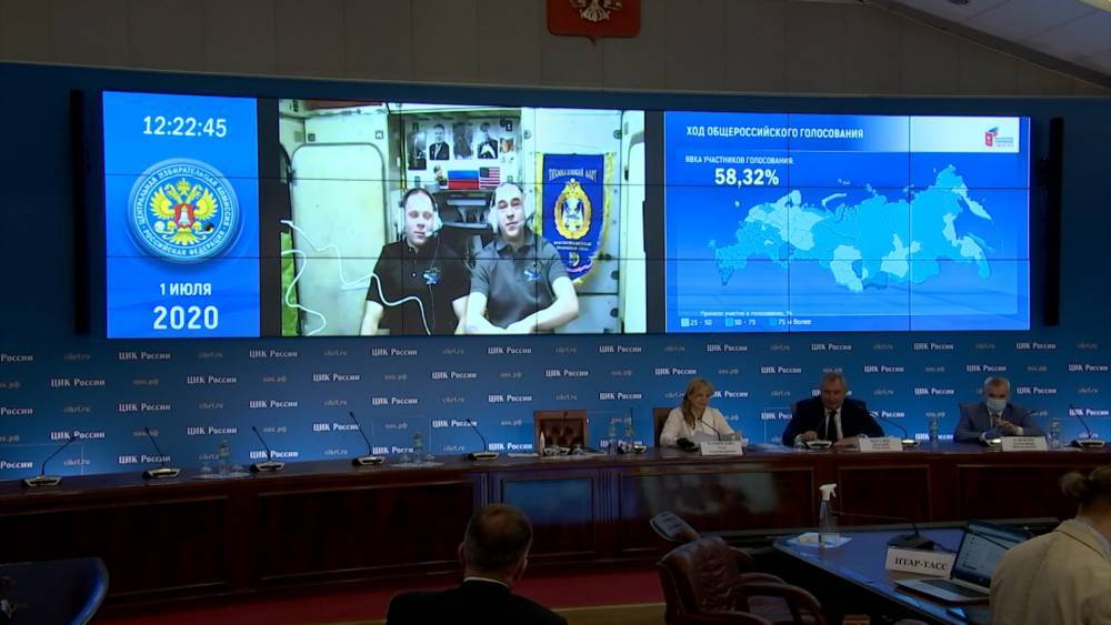 Космонавты с МКС высказались по поправкам в Конституцию