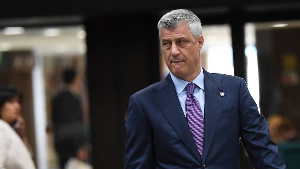 Лидер непризнанного Косово прибыл на допрос в Гаагу