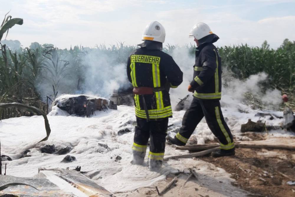 В Киевской области разбился легкомоторный самолет