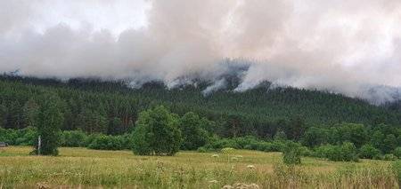 В МЧС Башкирии рассказали, какие работы ведутся по тушению лесного пожара в Бурзянском районе