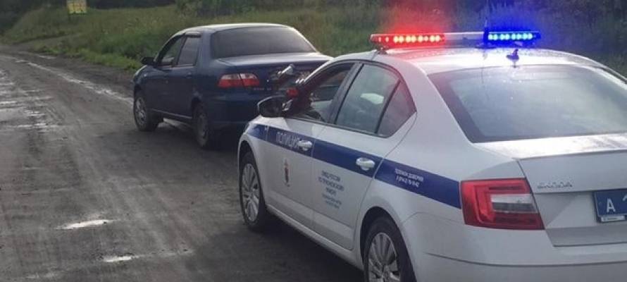 Автоинспекторы остановили пьяного водителя на станции Деревянка в Карелии