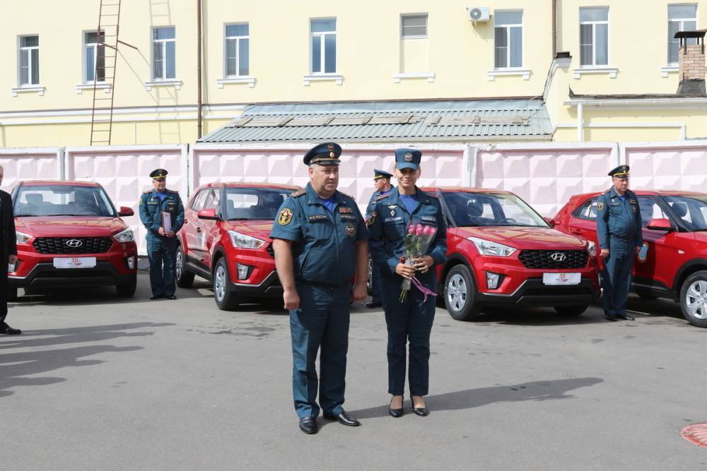 Рязанскому МЧС вручили четыре новых автомобиля