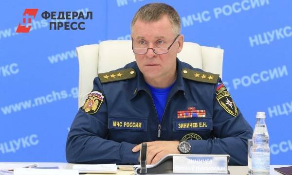 Глава МЧС России обсудил со свердловским губернатором лесные пожары
