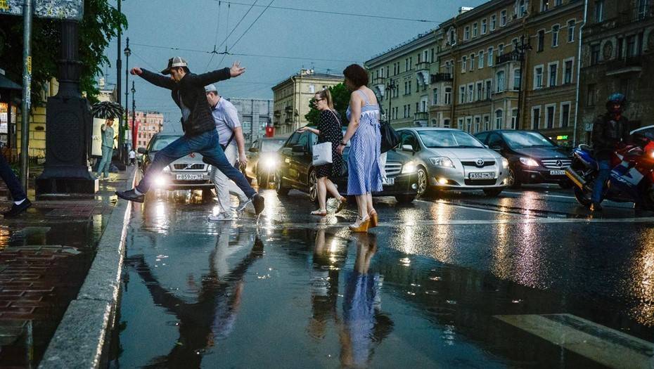 Названы районы Петербурга, которые сильнее всего затопило после дождей
