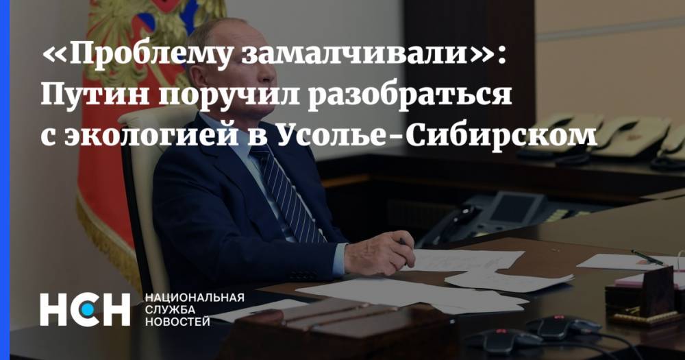 «Проблему замалчивали»: Путин поручил разобраться с экологией в Усолье-Сибирском