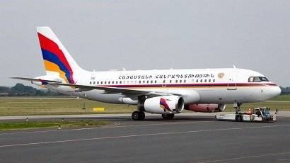 Самолет правительства Армении получил обновленную ливрею в Чехии