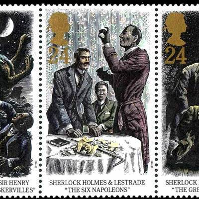 Почта Великобритании выпустит коллекцию марок, посвященных Шерлоку Холмсу