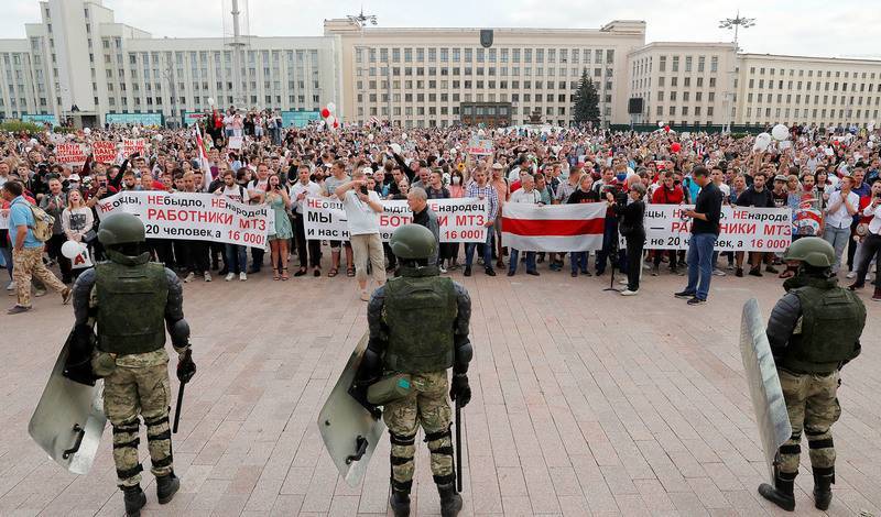 Никакой русофобии у протестующих в Белоруссии нет
