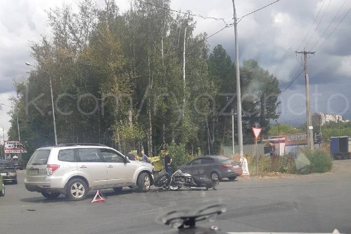 В Рязани в ДТП пострадал 53-летний мотоциклист