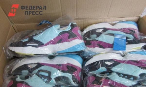 В Челябинск не пустили 65 тонн кроссовок с логотипами мировых брендов