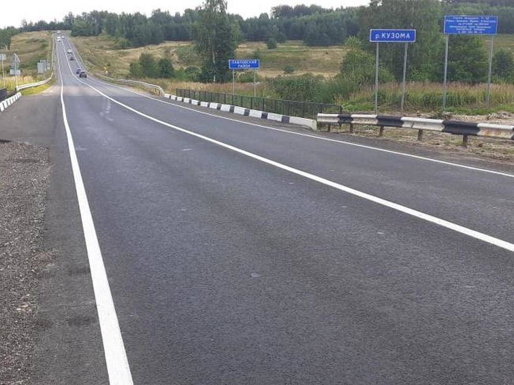Подъездную дорогу к Ваче отремонтировали в Нижегородской области