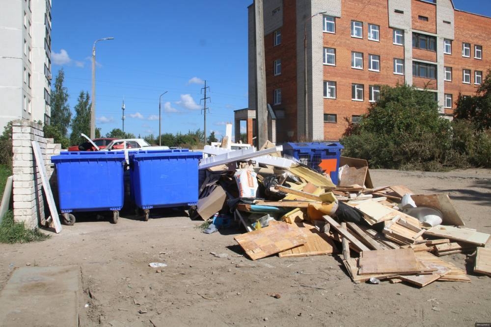 Жители ул. Юбилейной и Рижского проспекта пожаловались на отсутствие мусорного контейнера