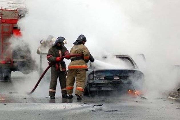Две машины за сутки сгорели в Забайкалье