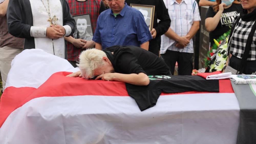 В Белоруссии прошли похороны жителя Жодино Никиты Кривцова