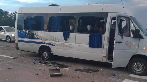 Под Харьковом расстреляли автобус с оппозиционерами, двое убиты