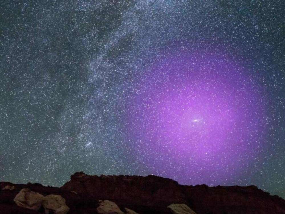 Газовое облако галактики Андромеды «натыкается» на ореол Млечного Пути – NASA