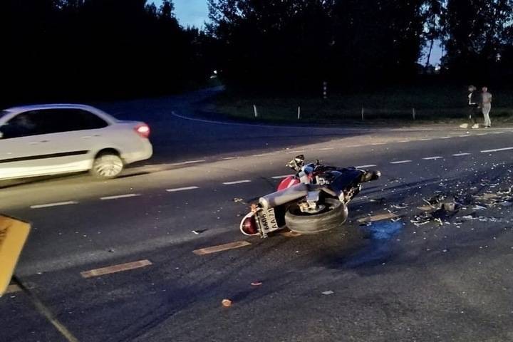 В Щекинском районе сбит мотоциклист